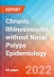 Chronic Rhinosinusitis without Nasal Polyps - Epidemiology Forecast to 2032 - Product Thumbnail Image