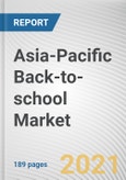 Asia-Pacific Back-to-school Market by Product Type, and Sales Channel: Opportunity Analysis and Industry Forecast, 2021-2030- Product Image