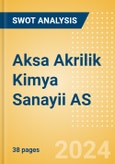 Aksa Akrilik Kimya Sanayii AS (AKSA.E) - Financial and Strategic SWOT Analysis Review- Product Image