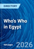 Who's Who in Egypt- Product Image