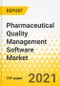 Pharmaceutical Quality Management Software Market - A Global and Regional Analysis: Focus on Deployment Models, Applications, End Users, and Country-Wise Analysis - Analysis and Forecast, 2021-2030 - Product Image