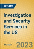 Investigation and Security Services in the US- Product Image