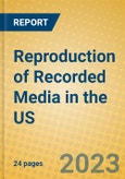 Reproduction of Recorded Media in the US- Product Image