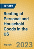 Renting of Personal and Household Goods in the US- Product Image