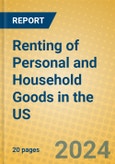 Renting of Personal and Household Goods in the US- Product Image