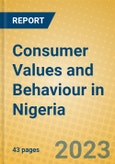 Consumer Values and Behaviour in Nigeria- Product Image
