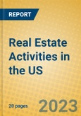 Real Estate Activities in the US- Product Image