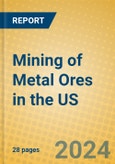 Mining of Metal Ores in the US- Product Image