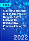 Clinical Companion for Fundamentals of Nursing. Active Learning for Collaborative Practice. Edition No. 3- Product Image