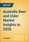 Australia Beer and Cider Market Insights to 2026 - Market Overview, Category and Segment Analysis, Company Market Share, Distribution, Packaging and Consumer Insights - Product Thumbnail Image