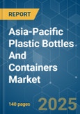 Asia-Pacific Plastic Bottles and Containers Market - Growth, Trends, COVID-19 Impact, and Forecasts (2021 - 2026)- Product Image