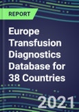 2021-2025 Europe Transfusion Diagnostics Database for 38 Countries: Supplier Shares, Volume and Sales Segment Forecasts for over 40 Tests- Product Image