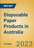 Disposable Paper Products in Australia- Product Image