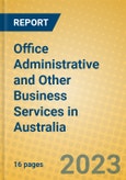 Office Administrative and Other Business Services in Australia- Product Image