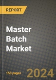 Master Batch Market Review 2021 and Strategic Plan for 2022 - Insights, Trends, Competition, Growth Opportunities, Market Size, Market Share Data and Analysis Outlook to 2028- Product Image
