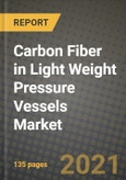 Carbon Fiber in Light Weight Pressure Vessels Market Review 2021 and Strategic Plan for 2022 - Insights, Trends, Competition, Growth Opportunities, Market Size, Market Share Data and Analysis Outlook to 2028- Product Image