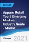 Apparel Retail Top 5 Emerging Markets Industry Guide - Market Summary, Competitive Analysis and Forecast to 2025 - Product Thumbnail Image