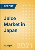 Juice (Soft Drinks) Market in Japan - Outlook to 2025; Market Size, Growth and Forecast Analytics- Product Image