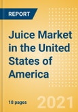 Juice (Soft Drinks) Market in the United States of America (USA) - Outlook to 2025; Market Size, Growth and Forecast Analytics- Product Image