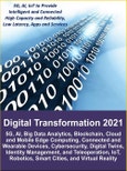 Digital Transformation 2021: 5G, AI, Big Data Analytics, Blockchain, Cloud and Mobile Edge Computing, Connected and Wearable Devices, Cybersecurity, Digital Twins, Identity Management, IoT, Robotics, Smart Cities, Teleoperation and Virtual Reality- Product Image