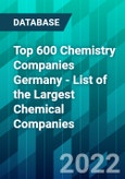 Top 600 Chemistry Companies Germany - List of the Largest Chemical Companies- Product Image