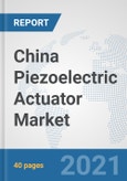 China Piezoelectric Actuator Market: Prospects, Trends Analysis, Market Size and Forecasts up to 2027- Product Image