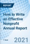 How to Write an Effective Nonprofit Annual Report - Product Thumbnail Image