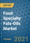 Food Specialty Fats-Oils Market Outlook to 2028- Market Trends, Growth, Companies, Industry Strategies, and Post COVID Opportunity Analysis, 2018- 2028 - Product Image