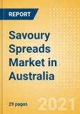 Savoury Spreads (Syrups and Spreads) Market in Australia - Outlook to 2025; Market Size, Growth and Forecast Analytics- Product Image