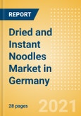 Dried and Instant Noodles (Pasta and Noodles) Market in Germany - Outlook to 2025; Market Size, Growth and Forecast Analytics- Product Image