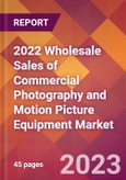 2022 Wholesale Sales of Commercial Photography and Motion Picture Equipment Global Market Size & Growth Report with COVID-19 Impact- Product Image