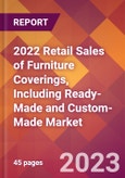 2022 Retail Sales of Furniture Coverings, Including Ready-Made and Custom-Made Global Market Size & Growth Report with COVID-19 Impact- Product Image