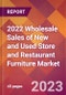 2022 Wholesale Sales of New and Used Store and Restaurant Furniture Global Market Size & Growth Report with COVID-19 Impact - Product Image