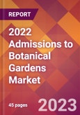 2022 Admissions to Botanical Gardens Global Market Size & Growth Report with COVID-19 Impact- Product Image