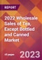 2022 Wholesale Sales of Tea, Except Bottled and Canned Global Market Size & Growth Report with COVID-19 Impact - Product Image