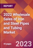 2022 Wholesale Sales of Iron and Steel Pipes and Tubing Global Market Size & Growth Report with COVID-19 Impact- Product Image