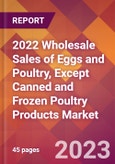 2022 Wholesale Sales of Eggs and Poultry, Except Canned and Frozen Poultry Products Global Market Size & Growth Report with COVID-19 Impact- Product Image