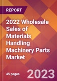 2022 Wholesale Sales of Materials Handling Machinery Parts Global Market Size & Growth Report with COVID-19 Impact- Product Image