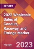 2022 Wholesale Sales of Conduit, Raceway, and Fittings Global Market Size & Growth Report with COVID-19 Impact- Product Image