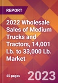 2022 Wholesale Sales of Medium Trucks and Tractors, 14,001 Lb. to 33,000 Lb. Global Market Size & Growth Report with COVID-19 Impact- Product Image