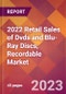 2022 Retail Sales of Dvds and Blu-Ray Discs, Recordable Global Market Size & Growth Report with COVID-19 Impact - Product Image