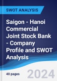Saigon - Hanoi Commercial Joint Stock Bank - Company Profile and SWOT Analysis- Product Image