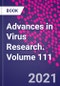 Advances in Virus Research. Volume 111 - Product Thumbnail Image