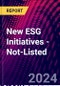 New ESG Initiatives - Not-Listed - Product Image