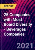 25 Companies with Most Board Diversity - Beverages Companies- Product Image