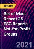 Set of Most Recent 25 ESG Reports - Not-for-Profit Groups- Product Image