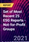 Set of Most Recent 25 ESG Reports - Not-for-Profit Groups - Product Thumbnail Image