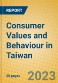 Consumer Values and Behaviour in Taiwan- Product Image