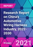Research Report on China's Automotive Wiring Harness Industry, 2022-2030- Product Image