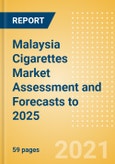 Malaysia Cigarettes Market Assessment and Forecasts to 2025 - Analyzing Product Categories and Segments, Distribution Channel, Competitive Landscape, Packaging and Consumer Segmentation- Product Image
